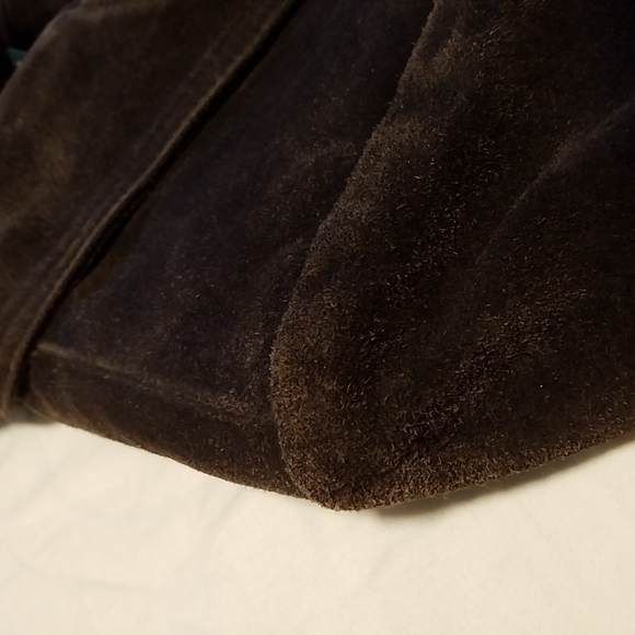 Danier chocolate suede jacket - Picture 5 of 7